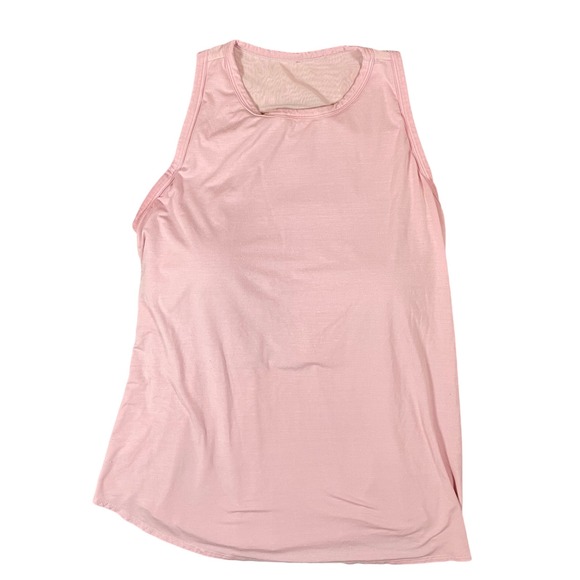 Shebird Tops - SheBird Size 7 Women's Pink‎ Pleated Back Tank Top Built-in Bra Modal Blend Soft